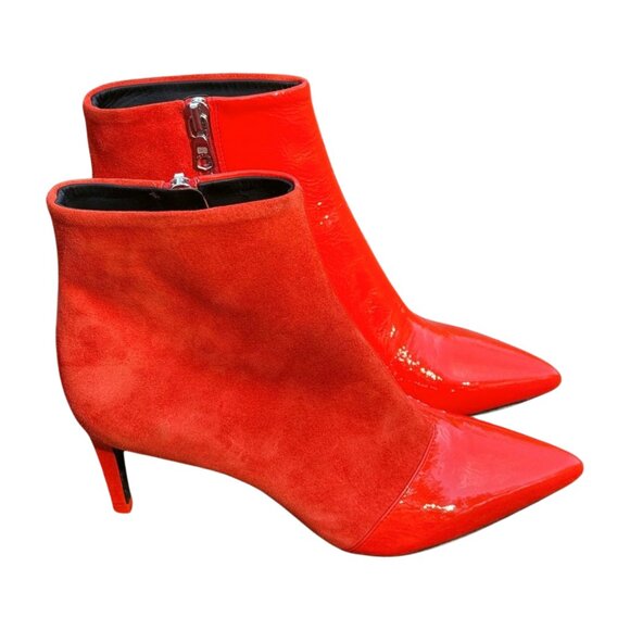 Rag & Bone Beha Boots – Orange Suede + Patent Leather – Size 36 – NWT ($525 Reta - Picture 4 of 9